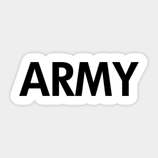 US Army Classic PT shirt Sticker